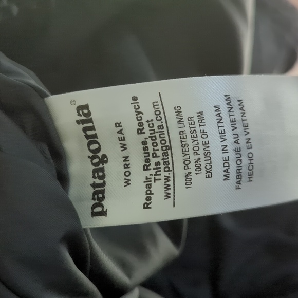 Patagonia Los Gatos Deep Pule Fleece Gray Full Zip Jacket Women’s Small - Picture 7 of 7